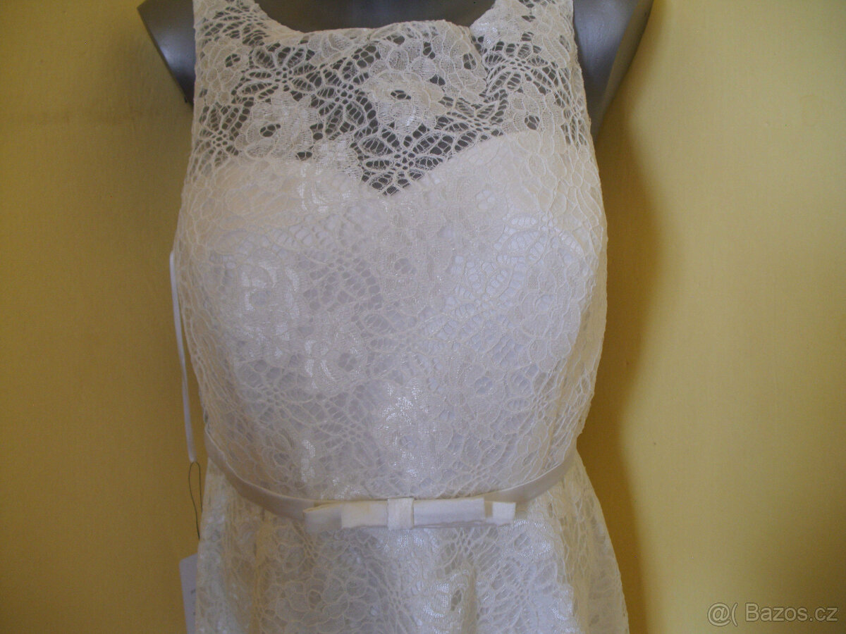 NOVÉ krajkové šaty - vel. L - 3
