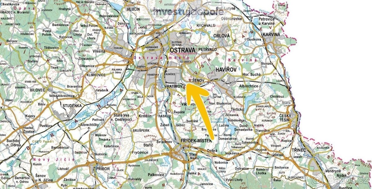 Prodej louky 2 392 m², Ostrava - Radvanice a Bartovice - 3