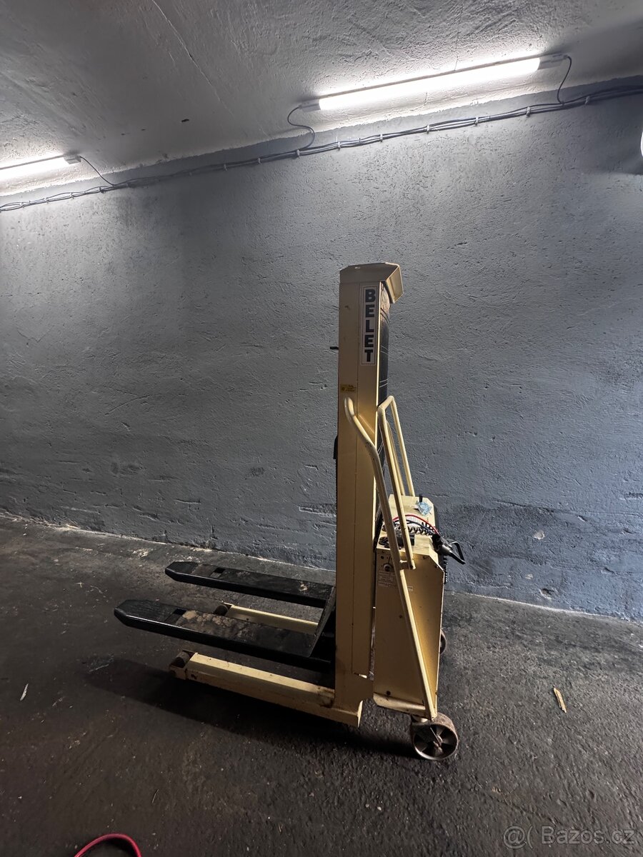Ruční elektrický vysokozdvižný vozí BELET za 13000 - 3