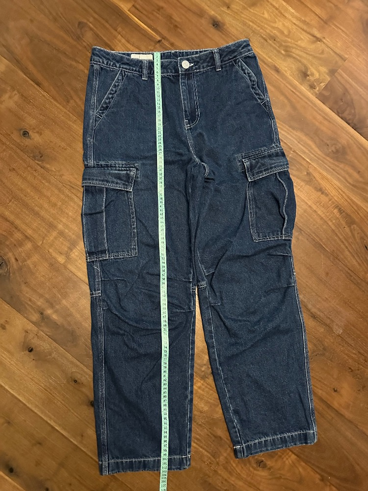 Pánské modré džíny-kalhoty top stav W30 - 3