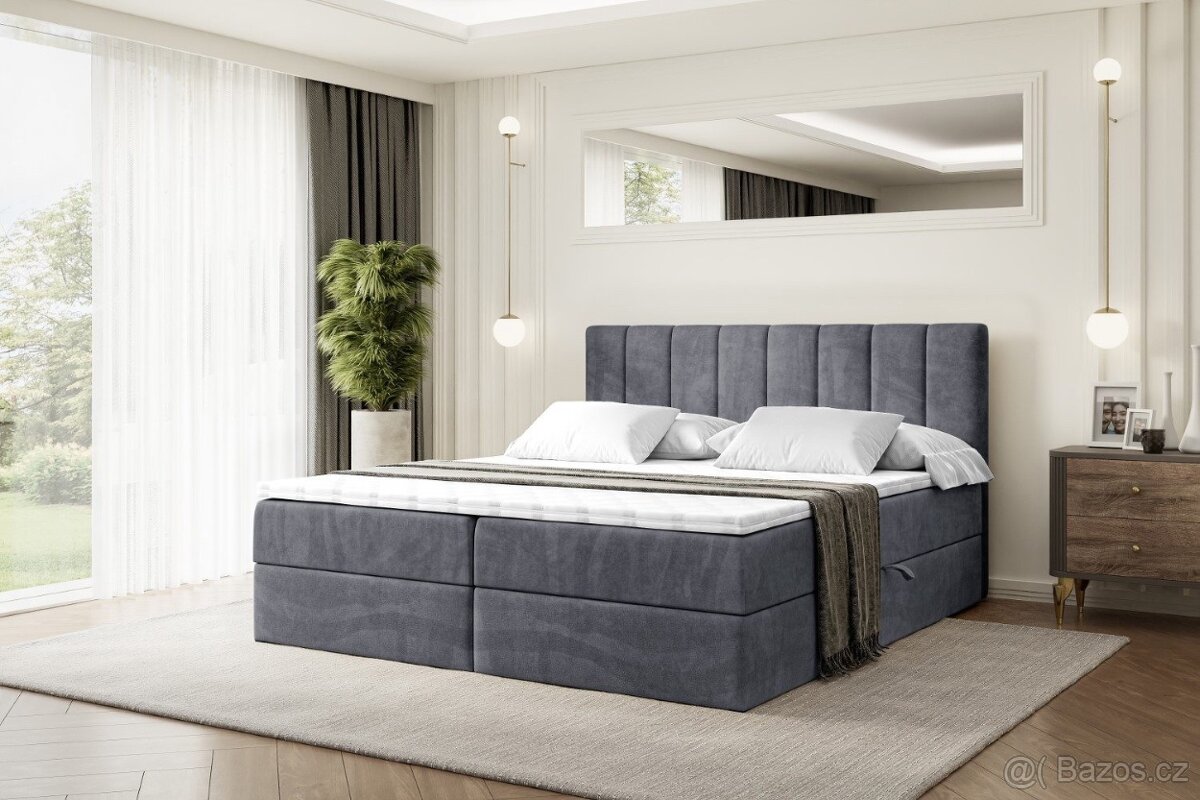 Čalouněná postel Bella 160/180x200cm Nová - 3