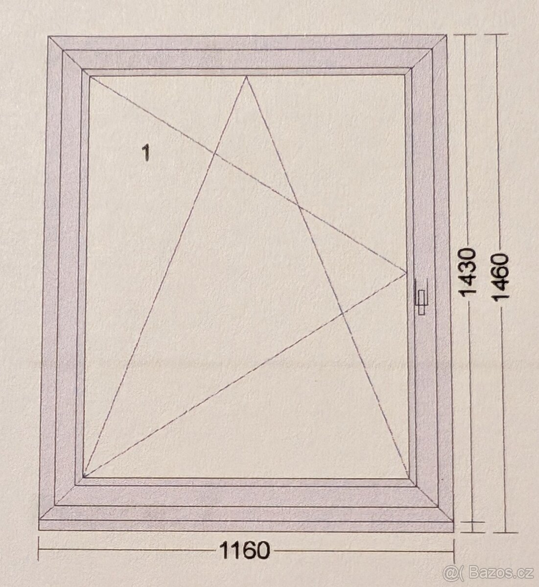Plastové okno dvojsklo 1160x1430 - 3