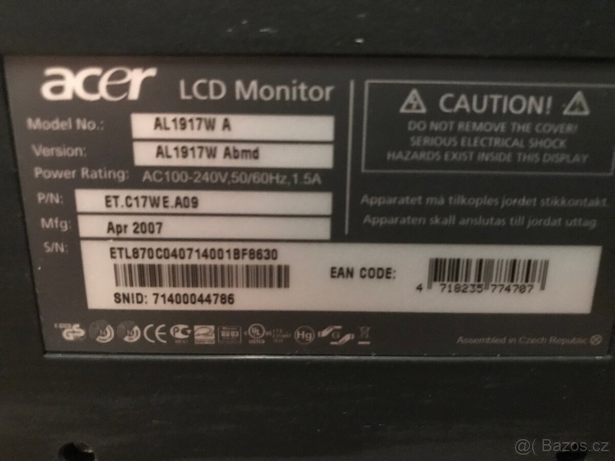 LCD monitor Acer - 3