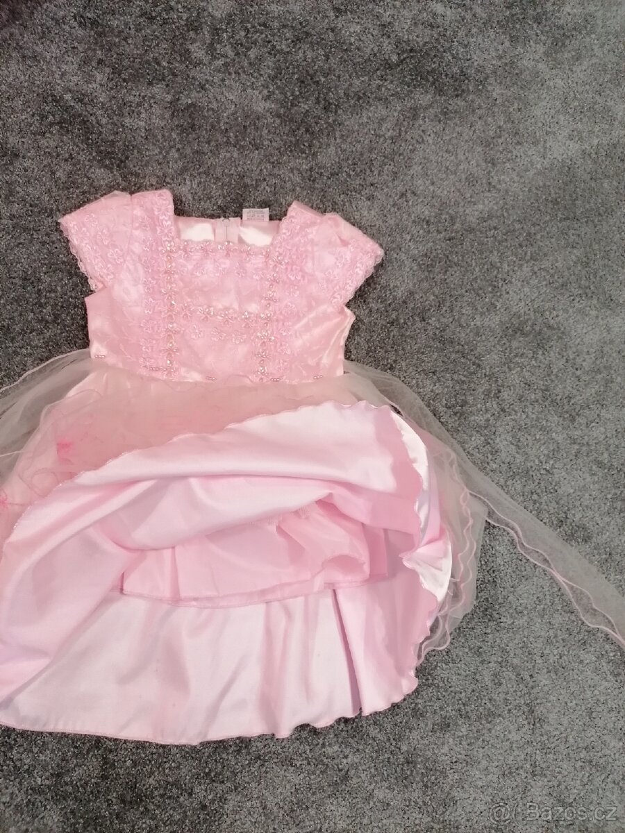 Dívčí, sváteční šaty vel. 3-4roky - 3