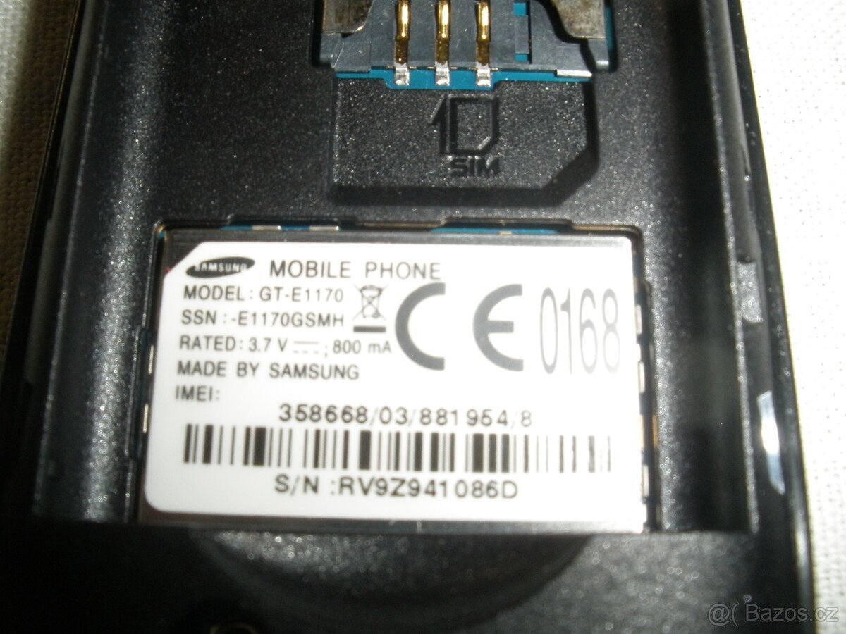 Samsung GT -E 1170 /vč.origo nabíječky - 3
