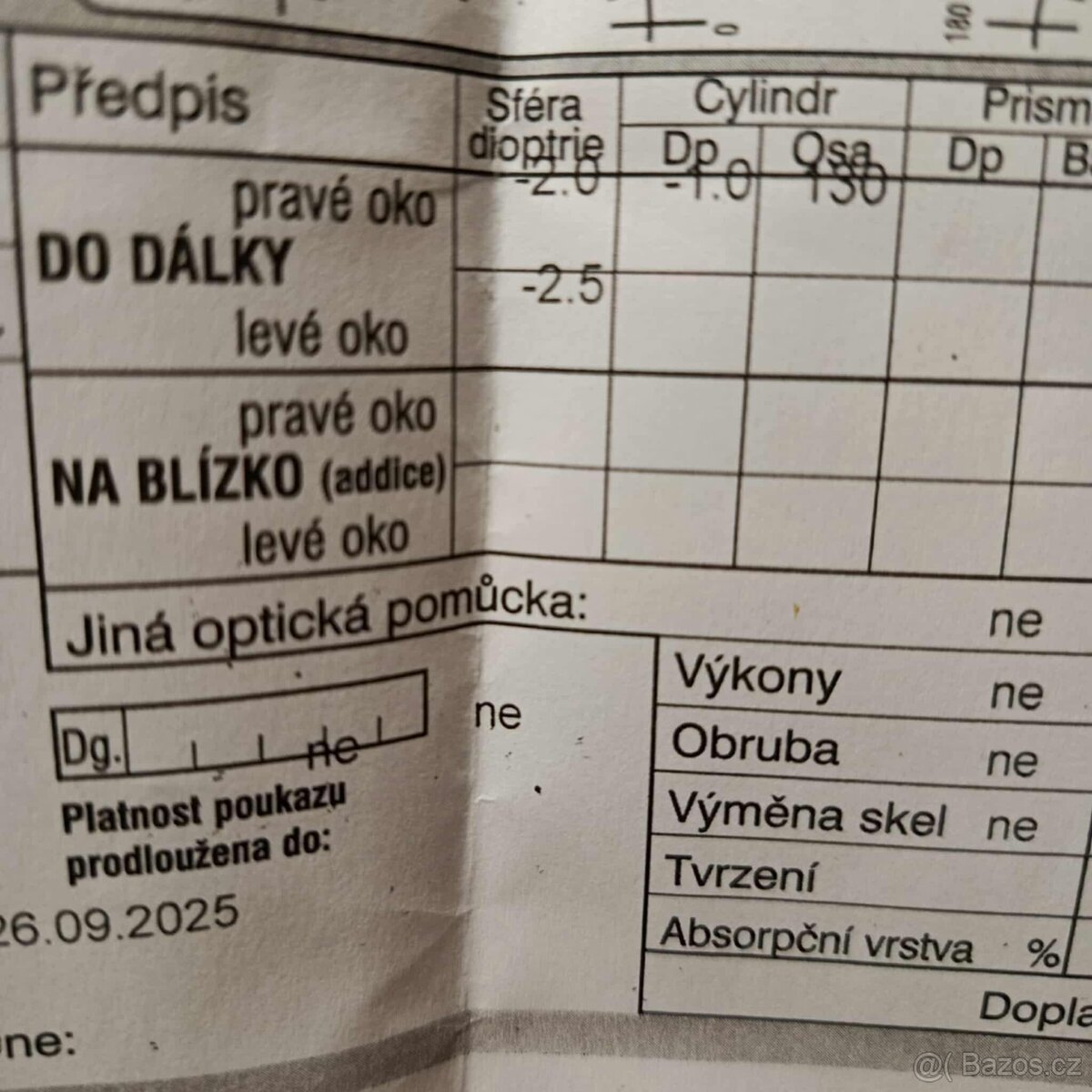 Dioptrické brýle - 3