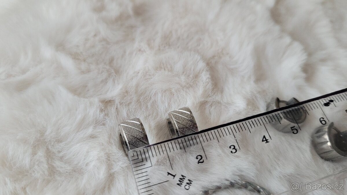 Náušnice - chirurgická ocel - 3