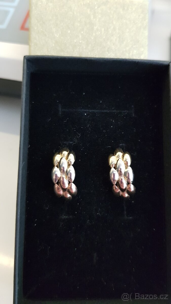 Náušnice zlaté 14k - 3