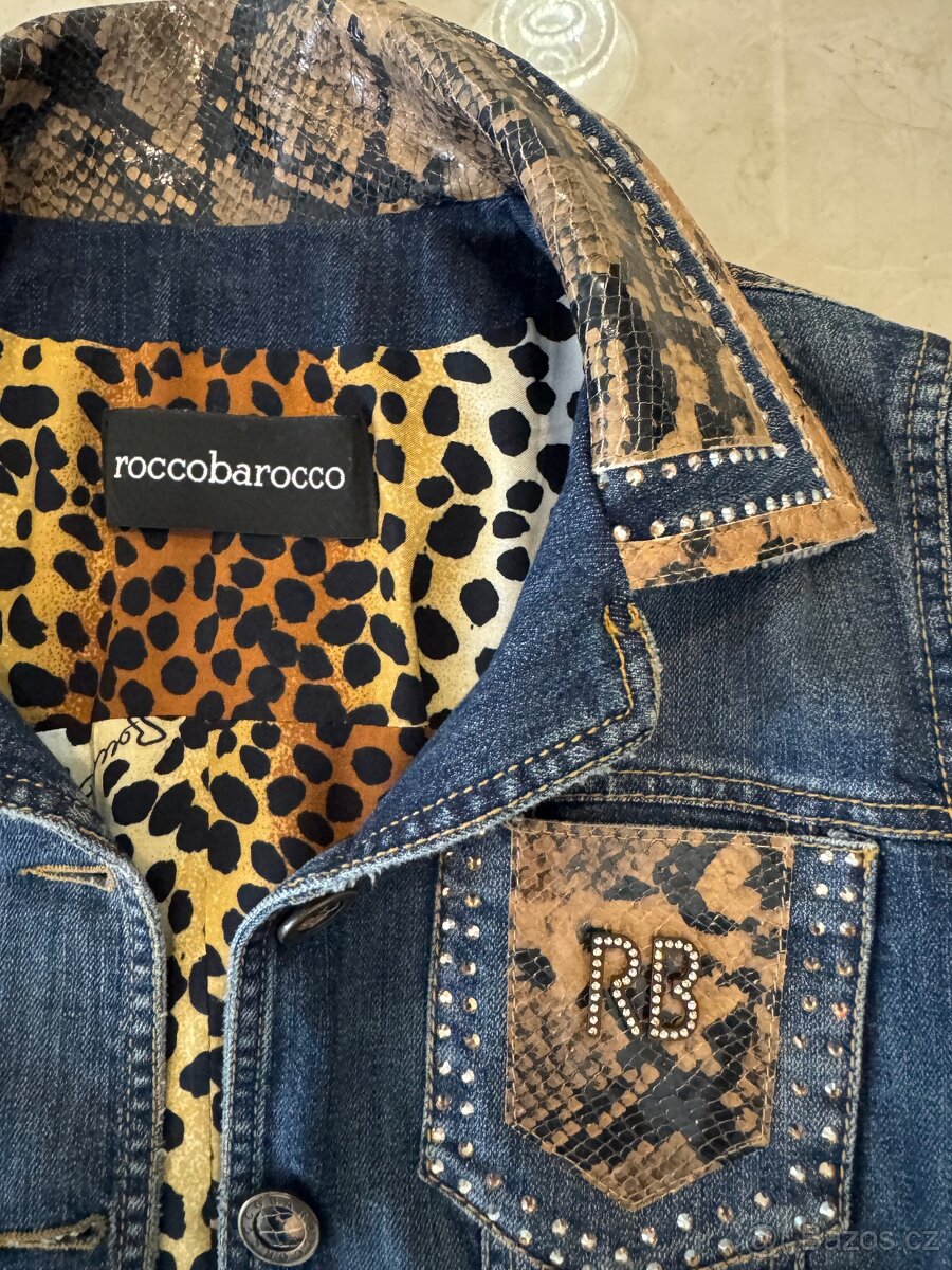 Dámská džínová bunda Roccobarocco - 3