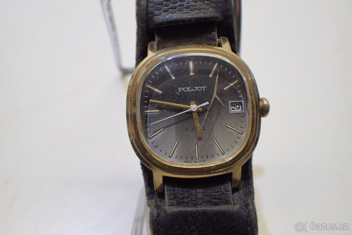Hodinky Poljot - silně zlacené - 3