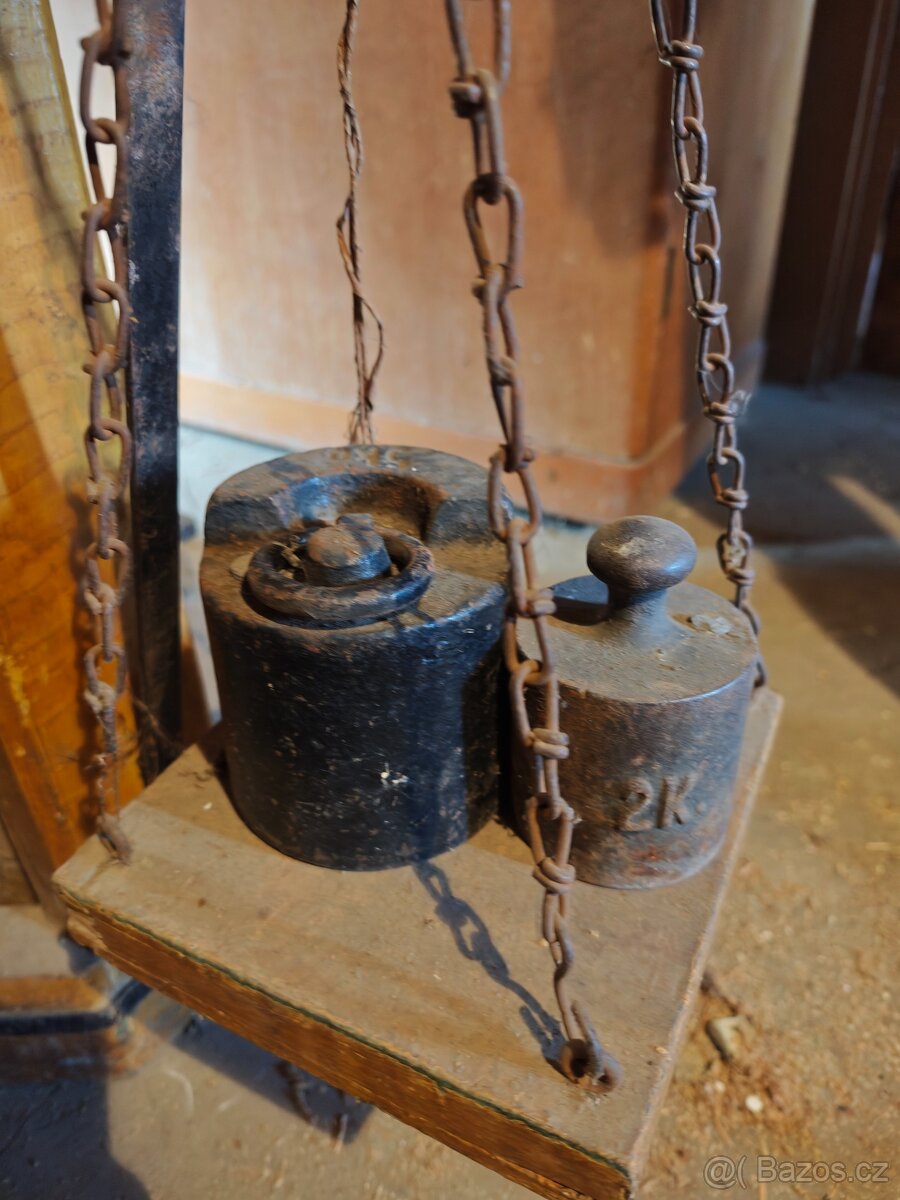 Stará váha - decimálka se závažím - 3