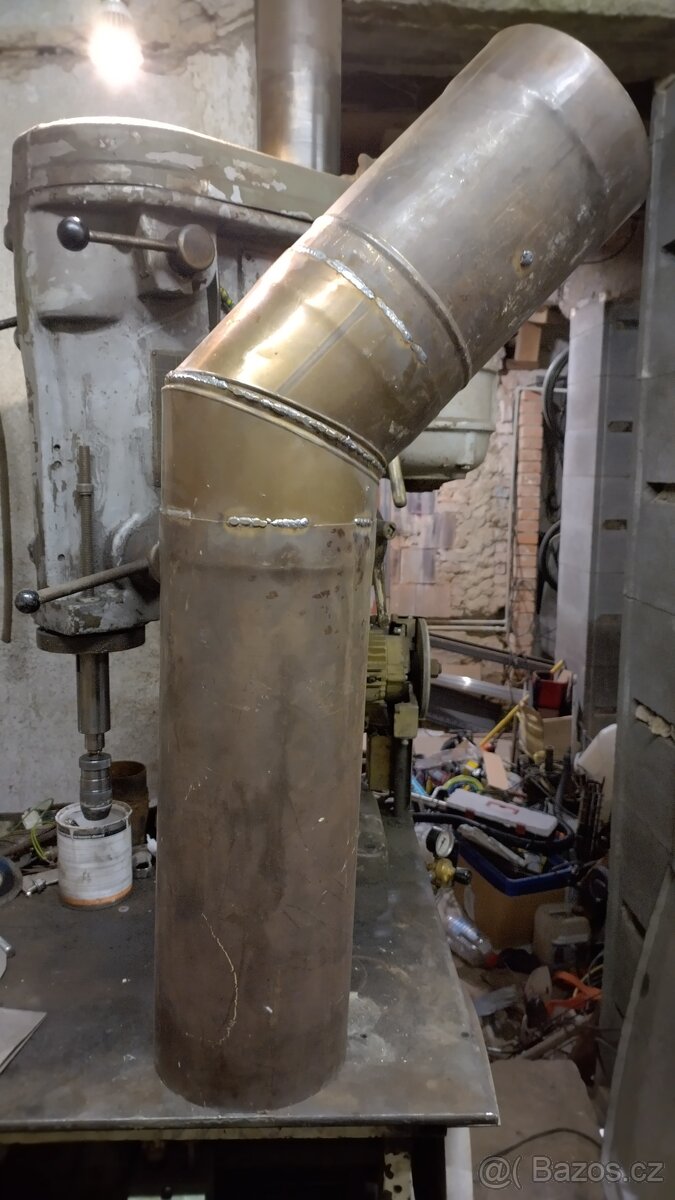 Kouřovod 200mm 2x45st - 3