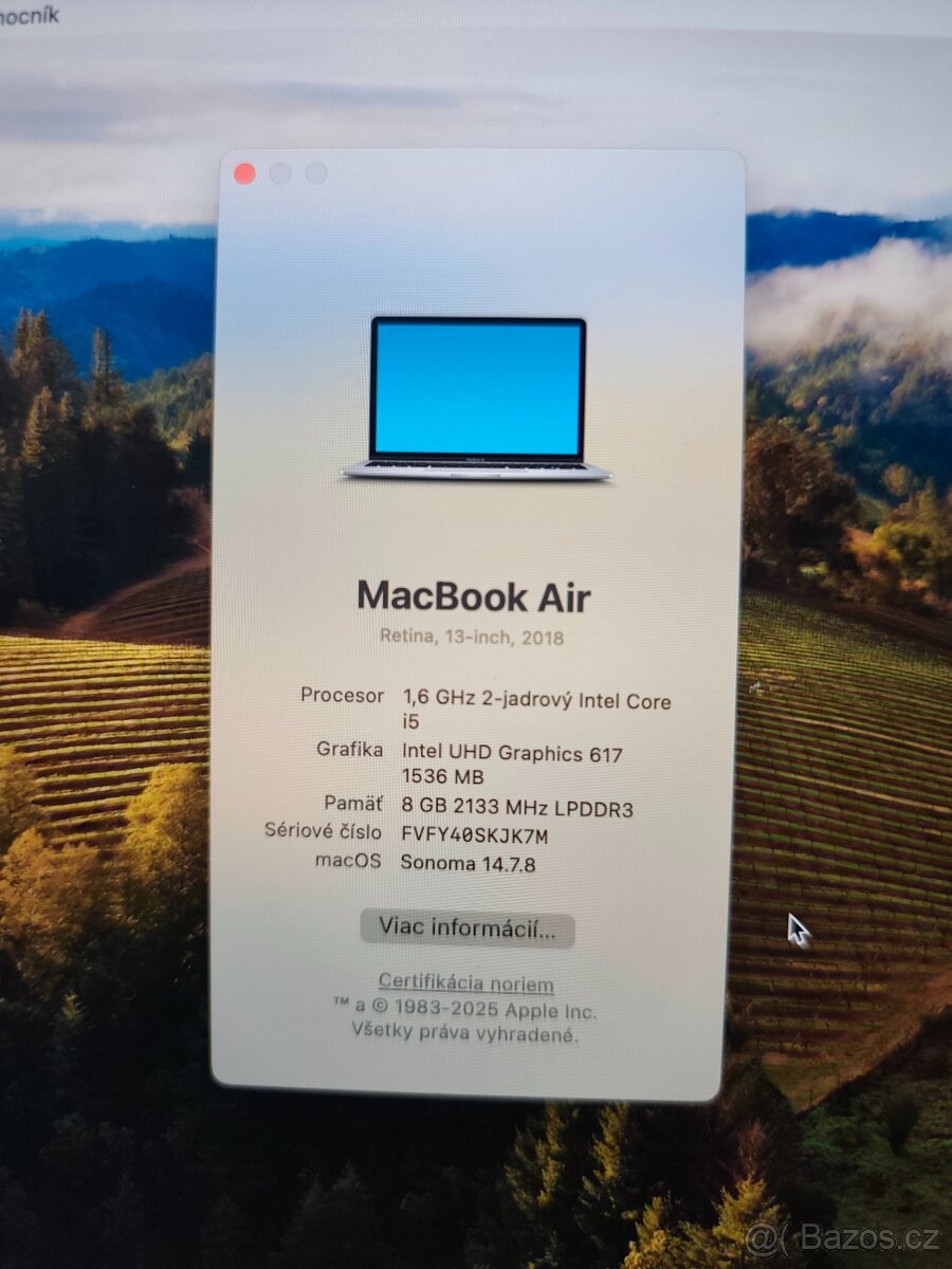 MacBook Air 13” Záruka - 3