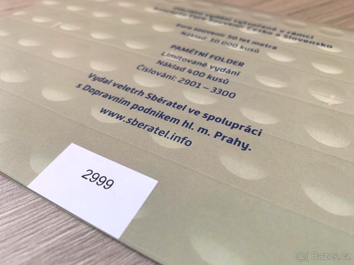 0 Eurosouvenir 50 let metra folder č. 2999 - 3