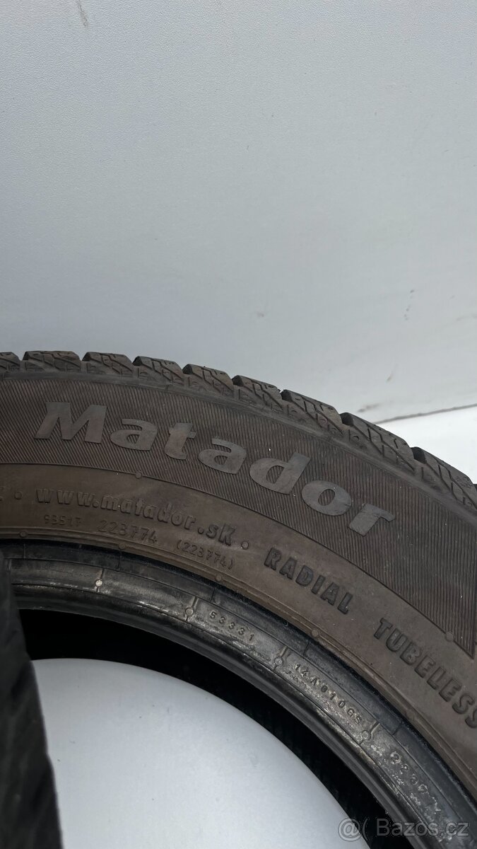 2x zimní pneu - 165/70 R14 81 T - MATADOR - 7mm - 3