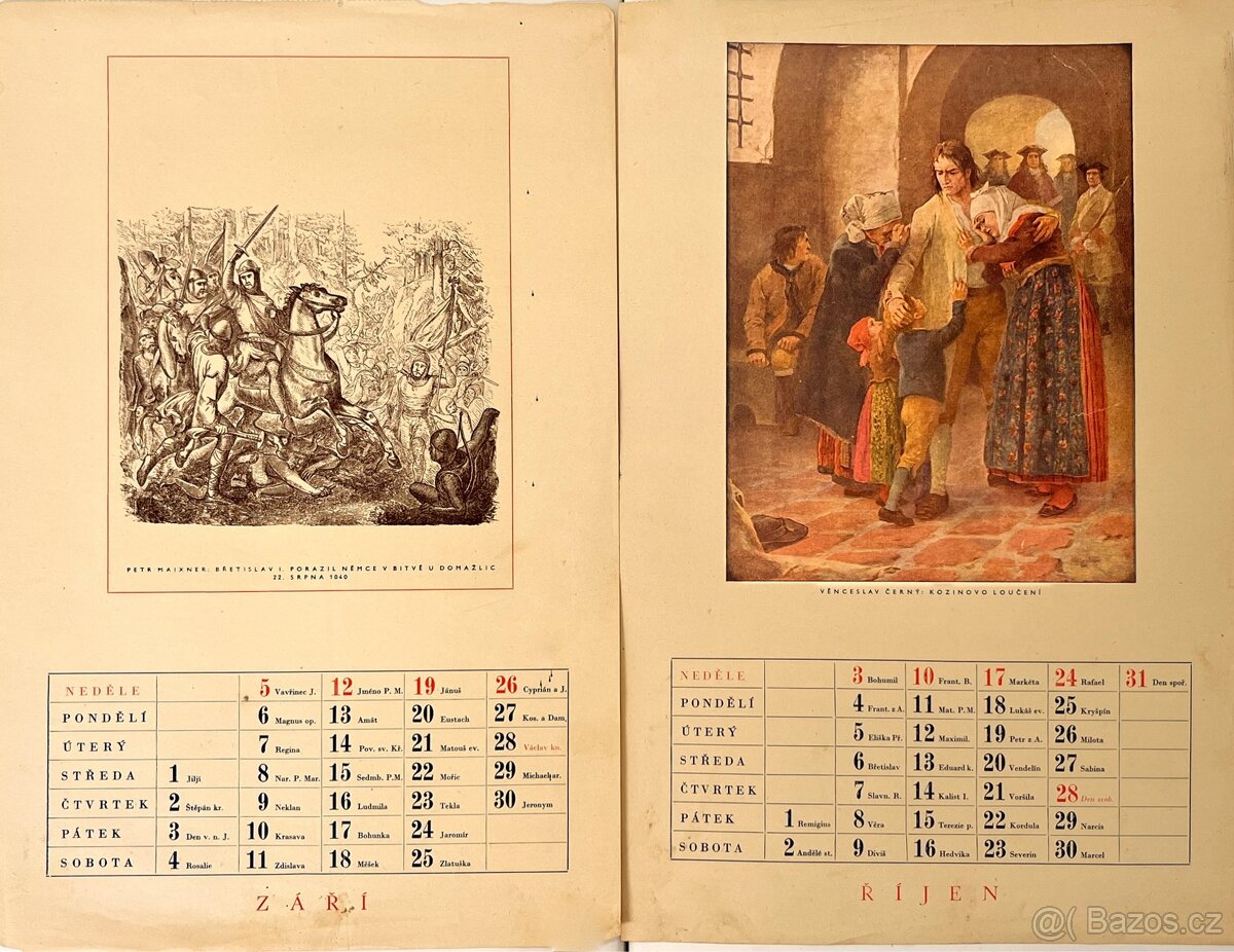 Historický kalendář 1947 - 3