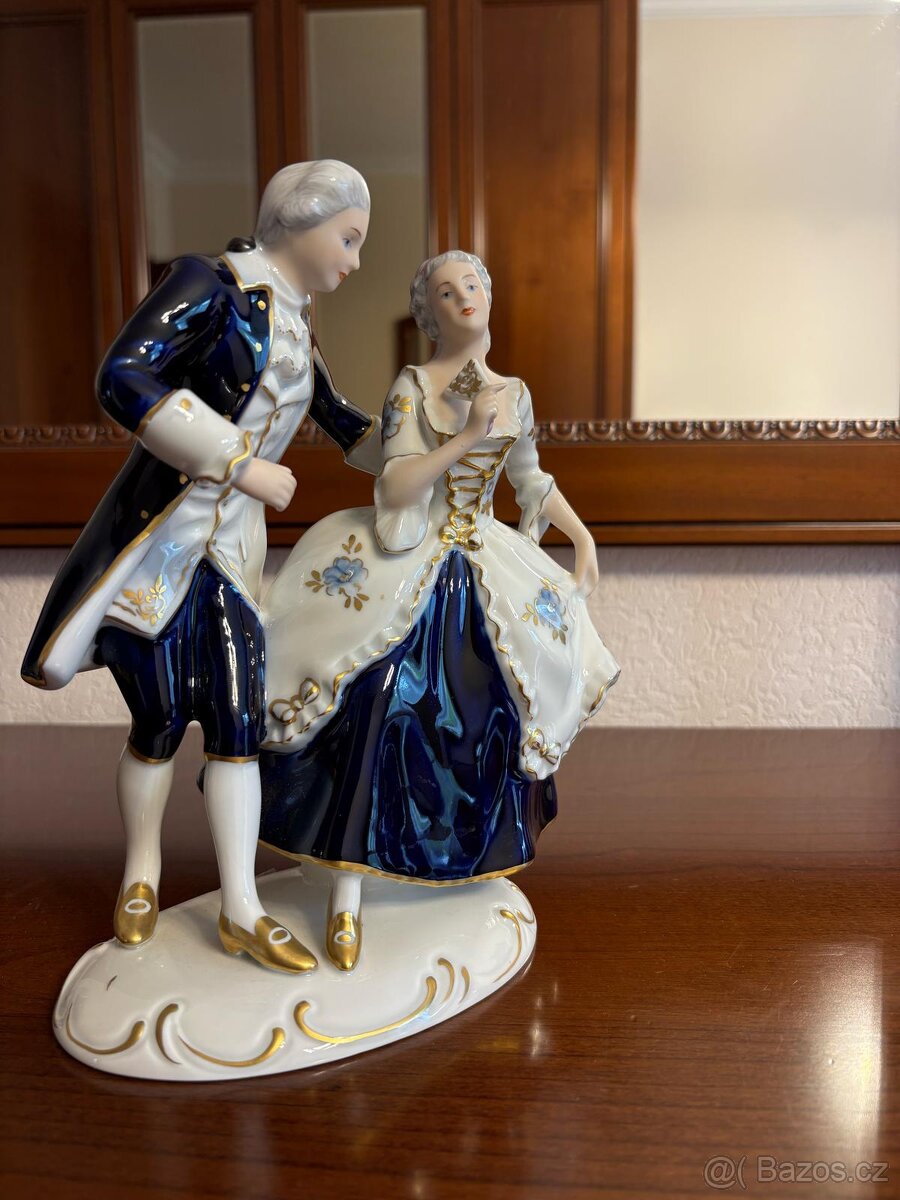 Porcelánová soška Royal Dux Bohemia - 3