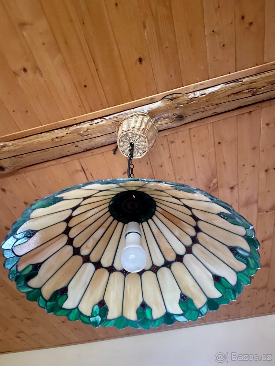 Tiffany vitrážový lustr - 3