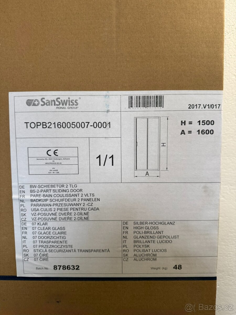 SanSwiss vanové dveře - 3