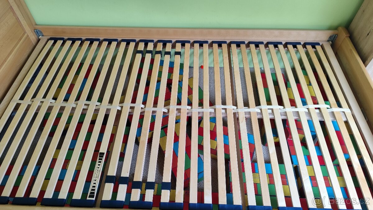 Prodlouzena drevena postel s rostem 120210cm - 3