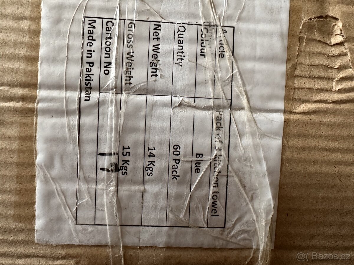 kartón utěrek 60 balení po 3ks - 3