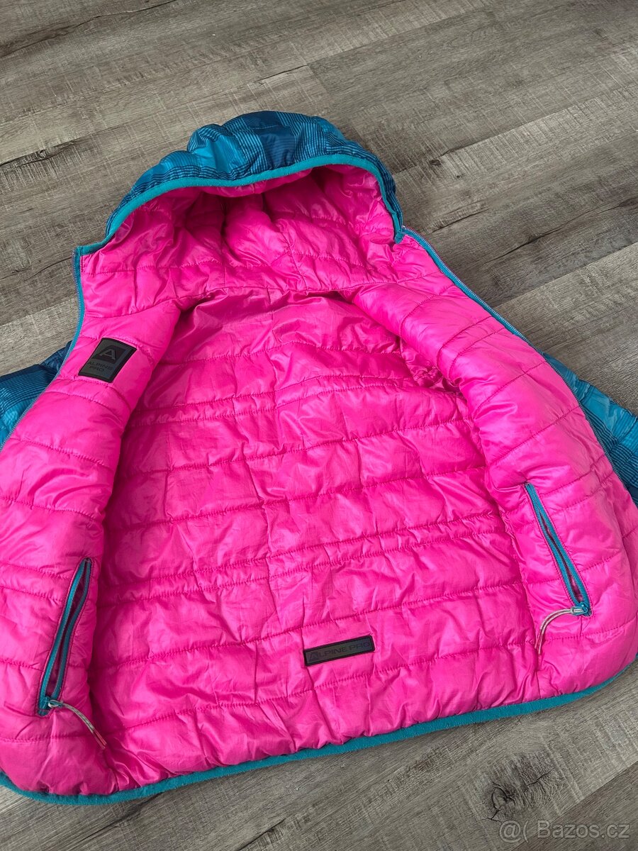 Oboustranná bunda Alpine Pro, vel. 122-128 - 3