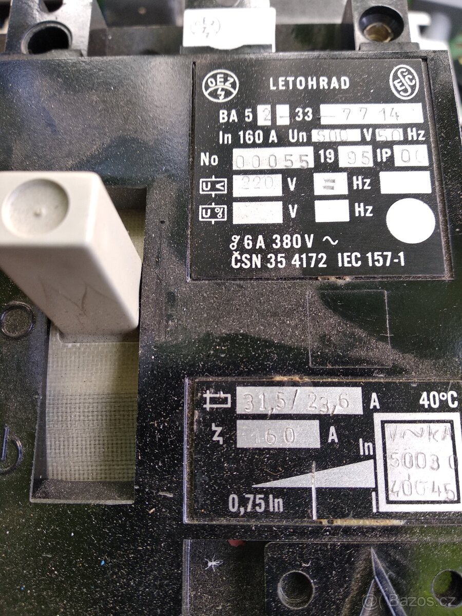 Jistič ,deon OEZ BA52-33-77 a BA52G33-77 - 3