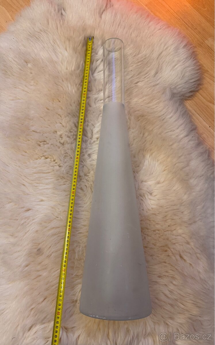 Vysoká skleněná váza 75cm - 3