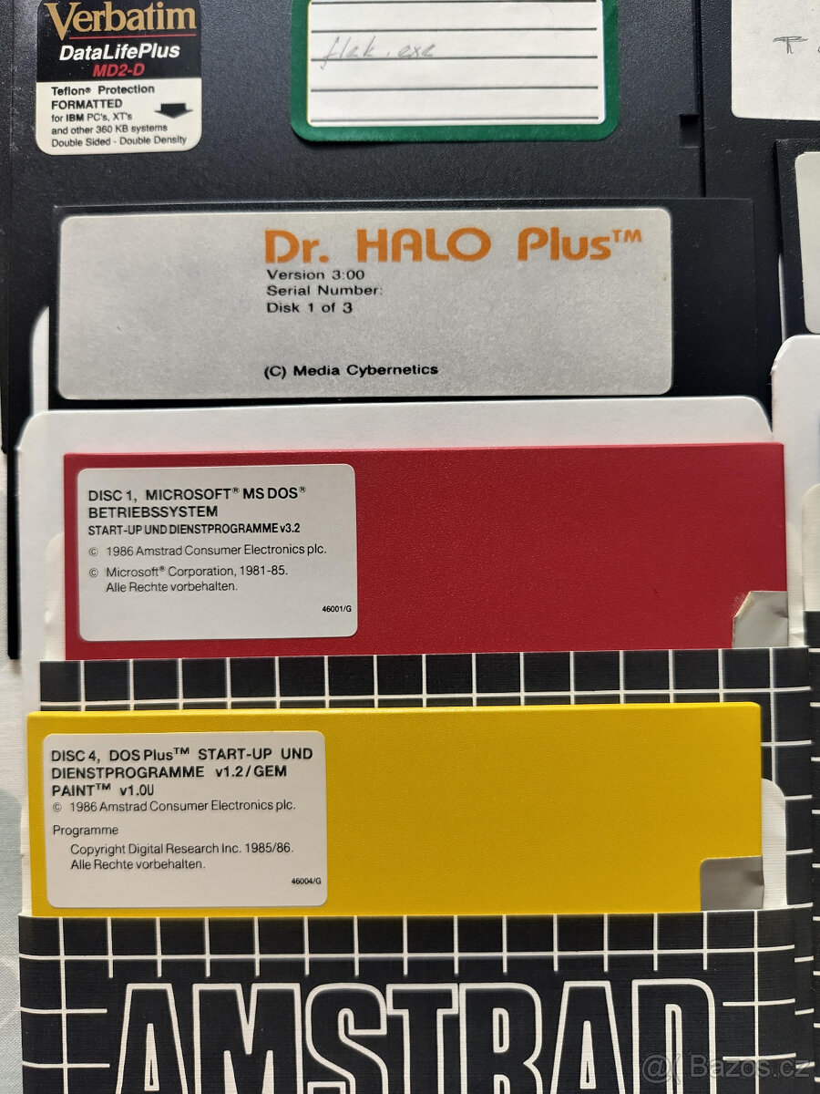 5 1/4" retro diskety - hry a software (21 ks) - 3