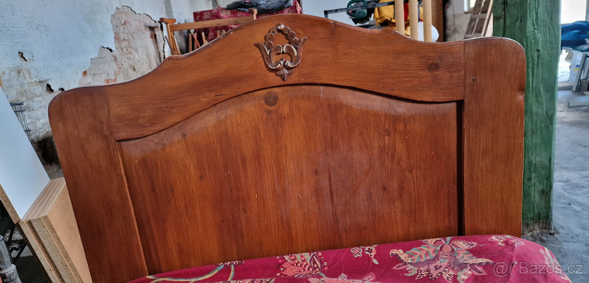 Prodám starožitnou postel - 3