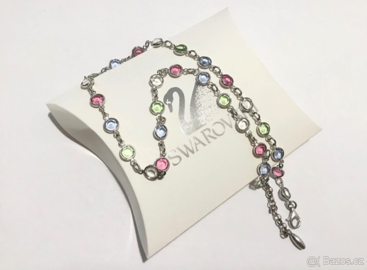 Náhrdelník s korálky Swarovski - 3
