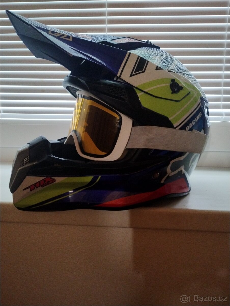 Moto CROSS helma Fox