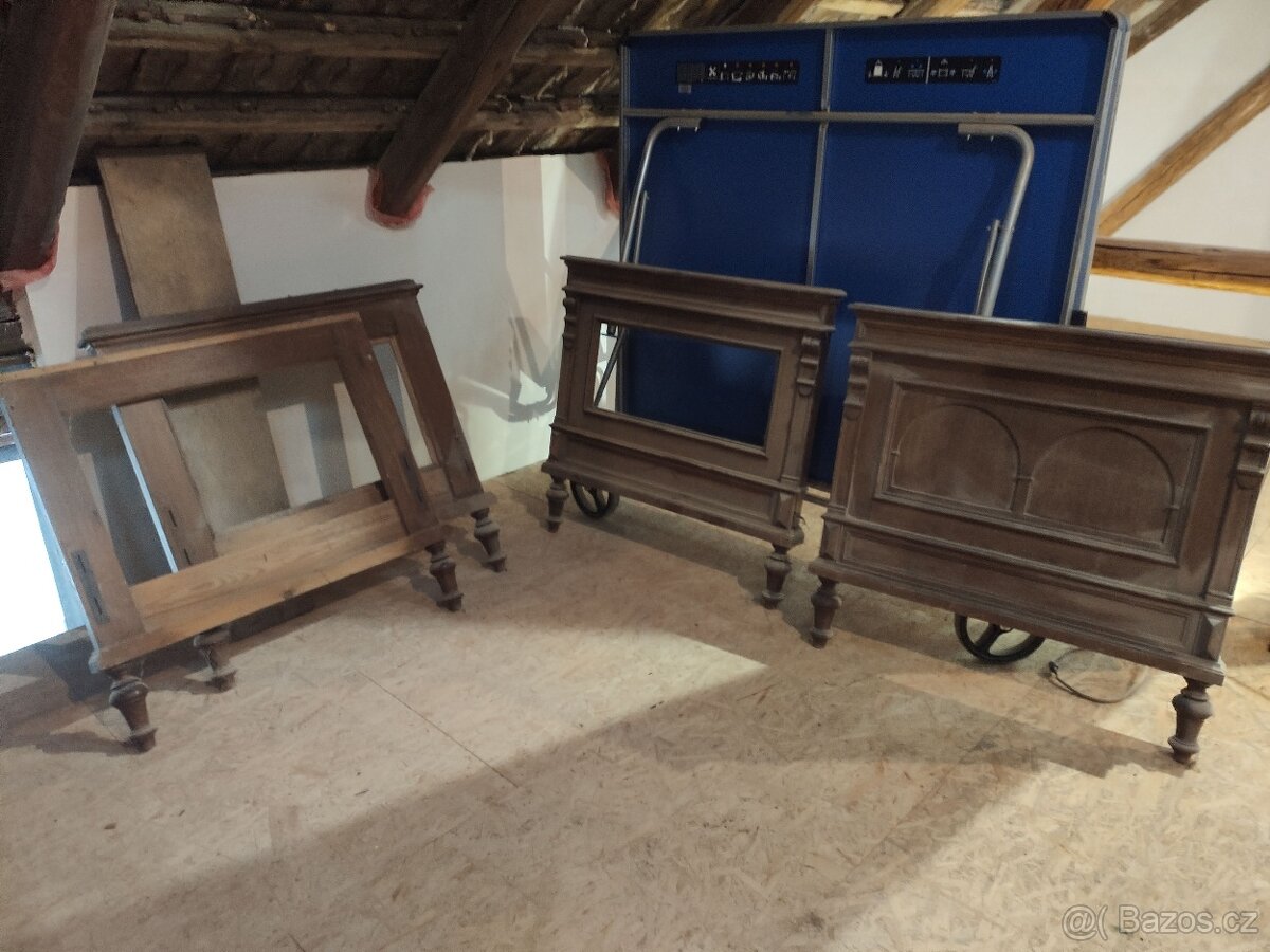 čela postelí - dřevěná - 3