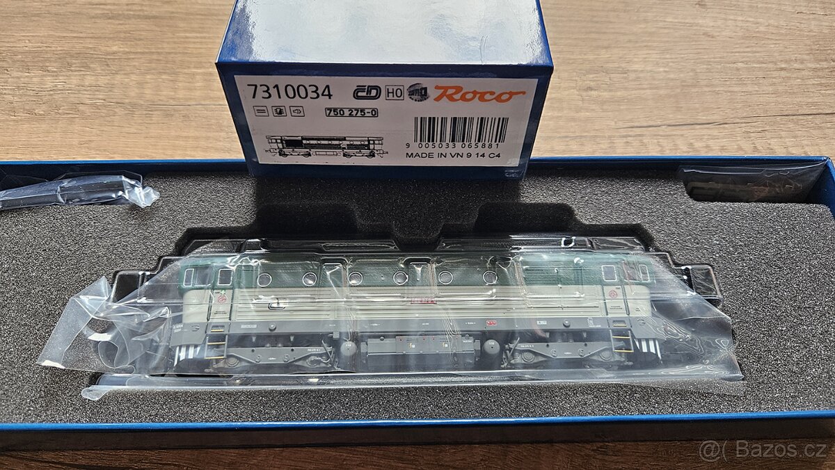 ROCO 7310034 - H0 lokomotiva 750 275 ČD Brejlovec, DCC, ZVUK - 3