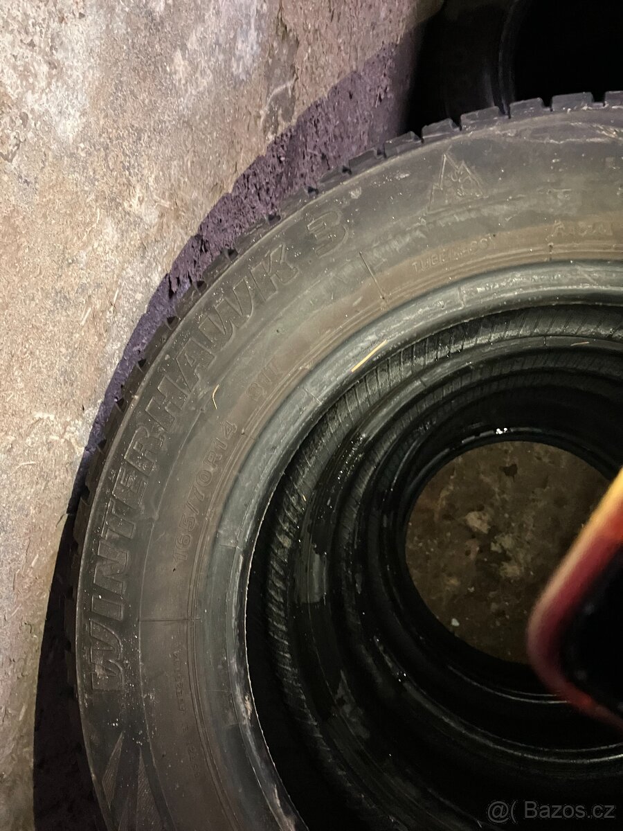 Sada zimní FIRESTONE WINTERHAWK 3 165/70R14 - 3