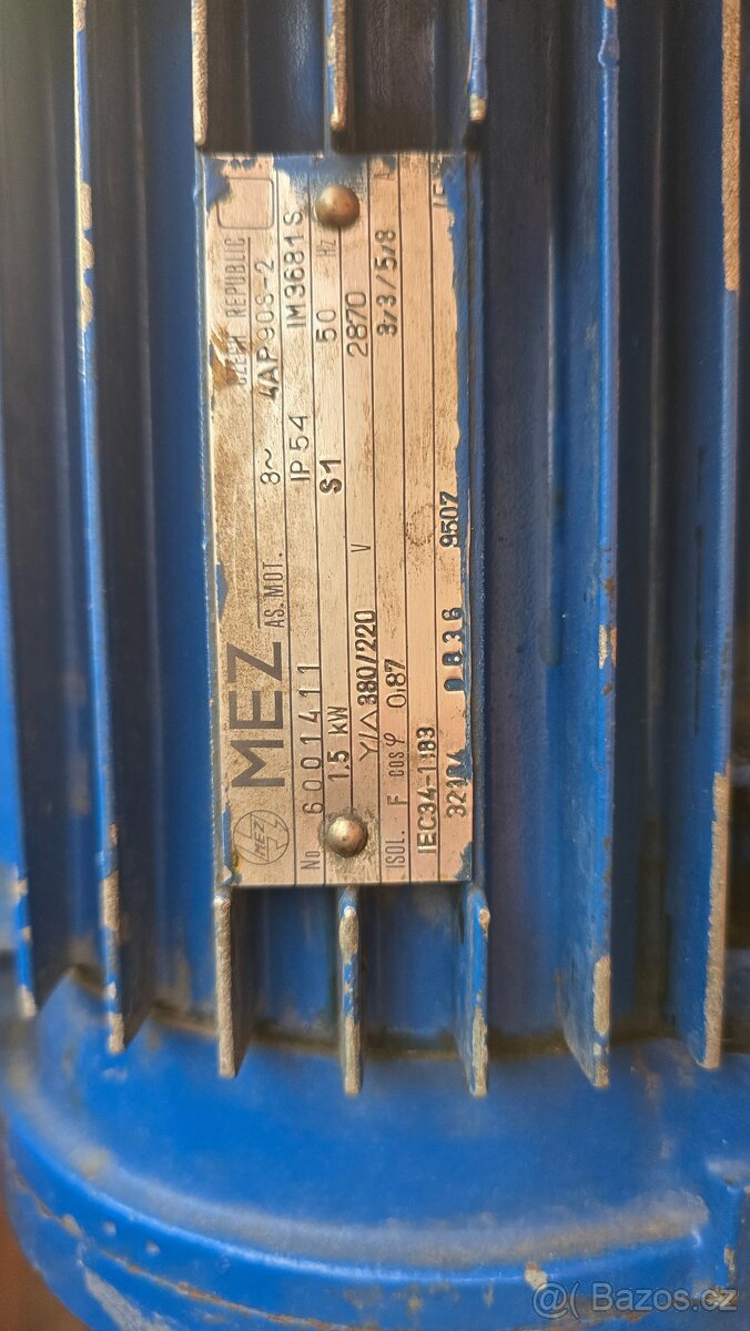 Čerpadlo, motor, nádrž - funkční - 3