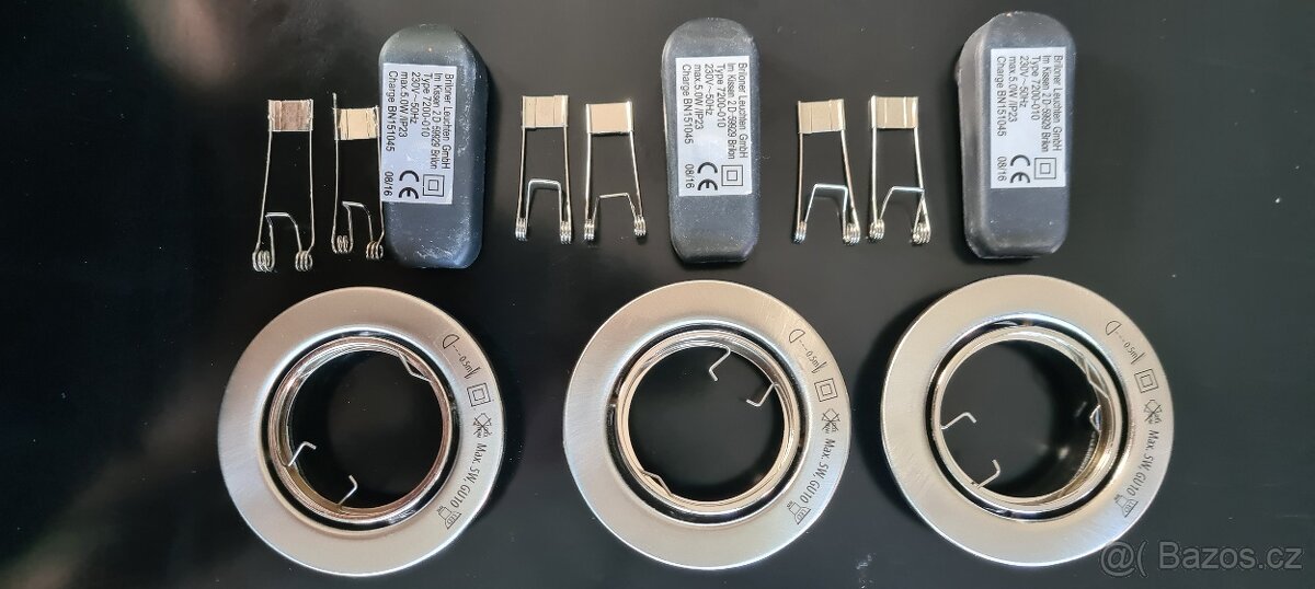 Podhledová svítidla + patice GU10 a 16 ks LED GU10 žárovek - 3