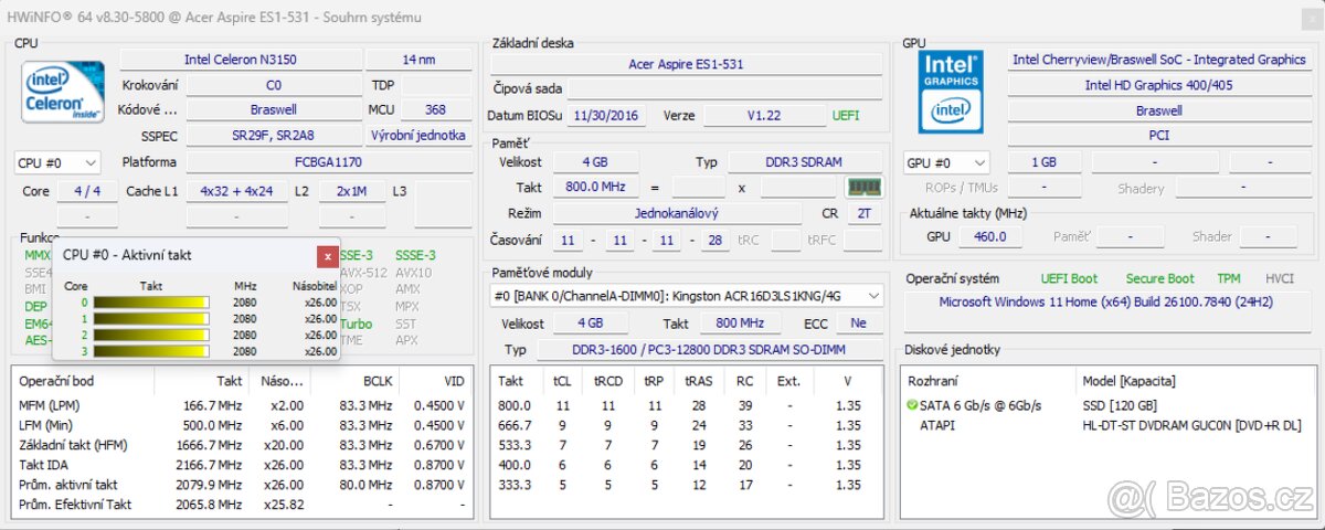 15.6 Notebook Acer Aspire ES15 - 3