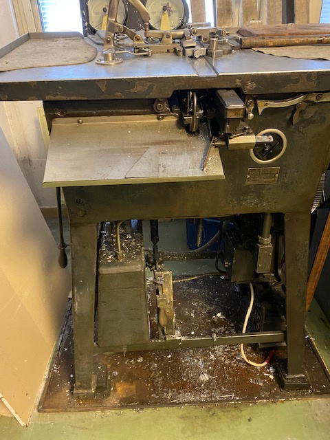 Knihařský sázecí stroj Ludlow - 3