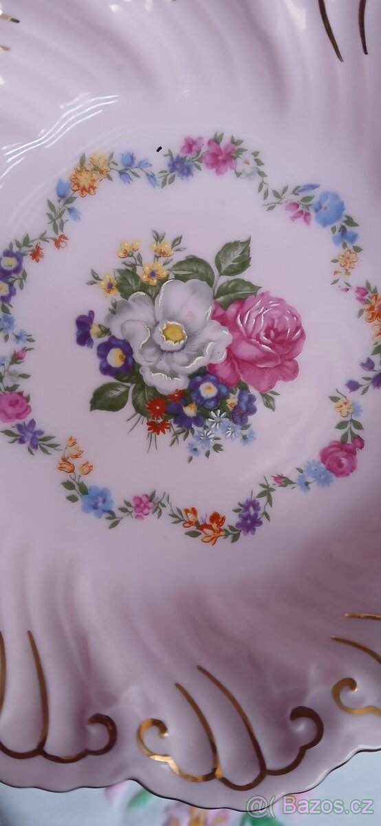 Talířek Leander zdobeny 14k.gold - 3