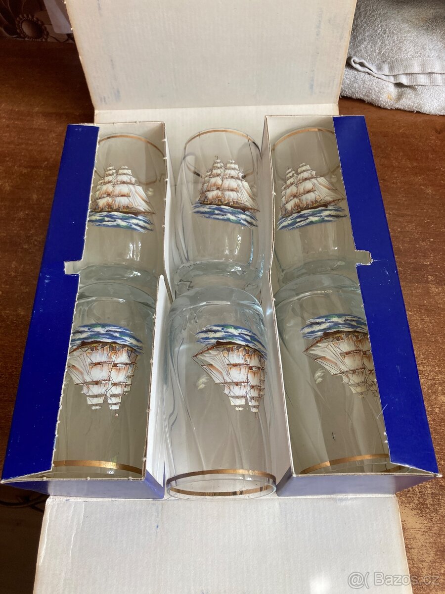 Sada skleniček Retro - 3