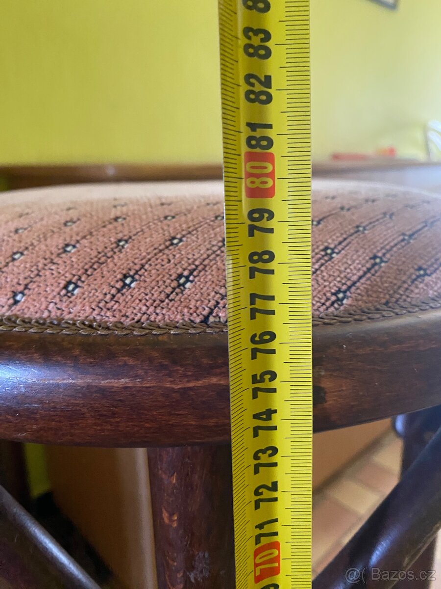 2x barová retro stolička - 3