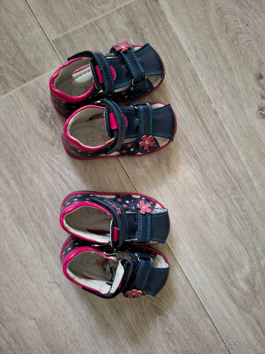 Holčičí botičky, sandálky vel. 22, 23 - 3