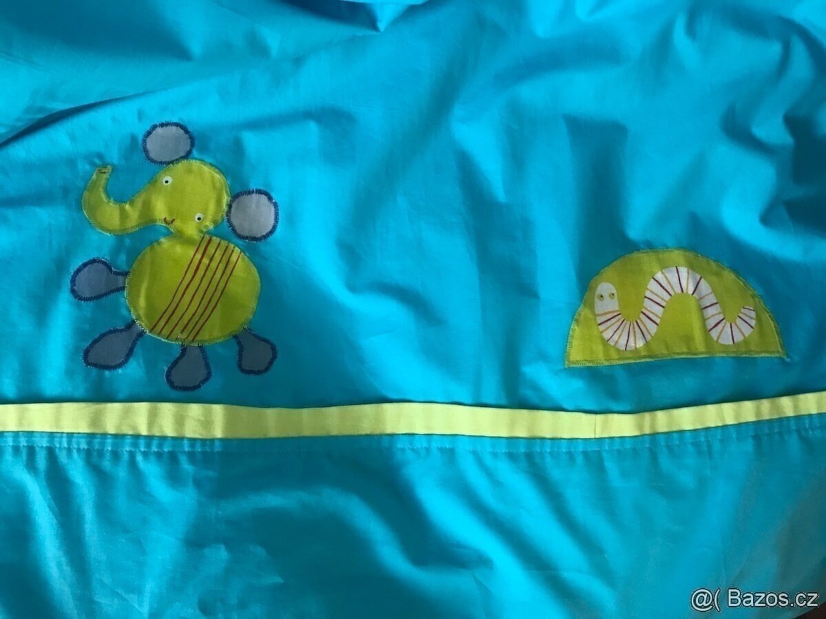 Nádherné tyrkysové dětské závěsy - 3