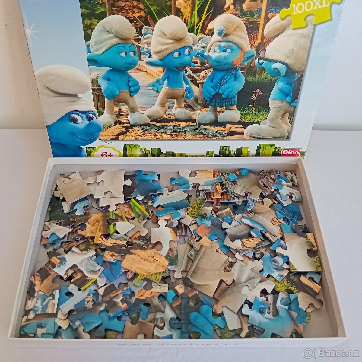 Puzzle Šmoulové 100 dílků + kniha s puzzle - 3