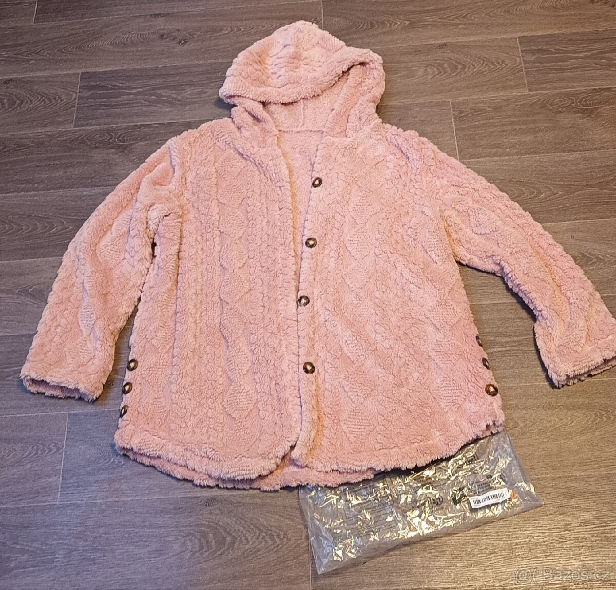 Dámská plyšová kardiganová mikina/bunda vel. XXL - 3
