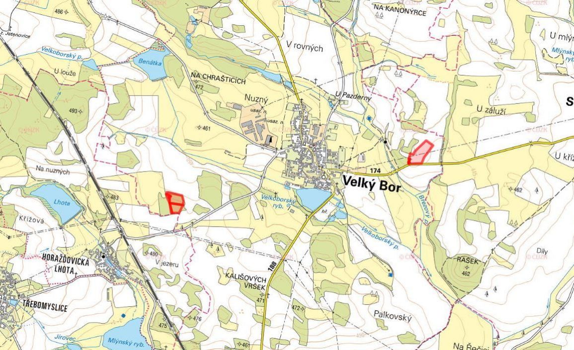 Zemědělská půda, prodej, Velký Bor, Klatovy - 3