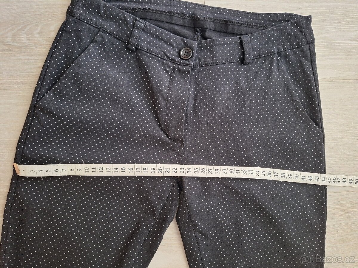 dámské kalhoty s elastanem - 3