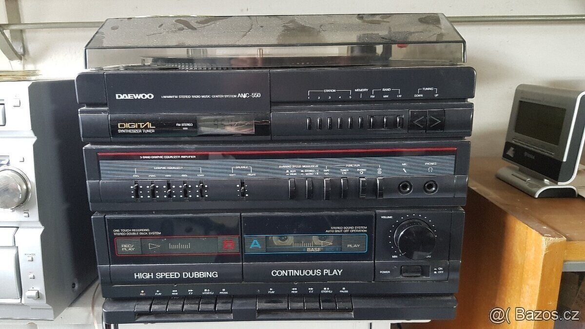Prodám věž Daewoo funkční gramofon - 3