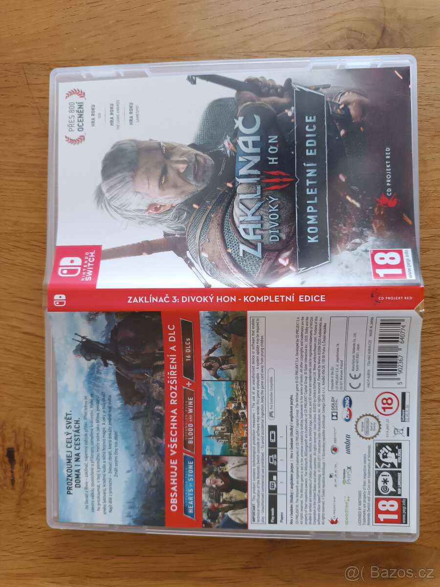 Nintendo Switch hra Zaklínač 3: Divoký hon cz tit. - 3